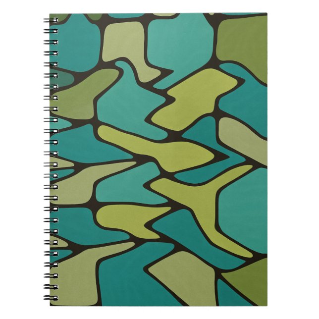 Carnet Conçu De Façon Abstraite (Devant)