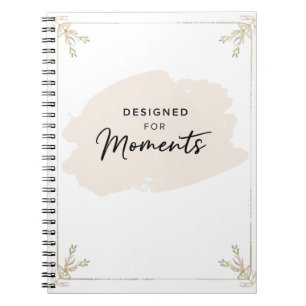 Carnet Conçu pour les Moments – Aquarelle Minimaliste