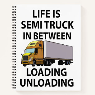 Carnet Conducteur de camion semi-remorque