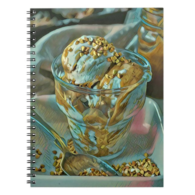 Carnet Cône de glace d'été (Devant)