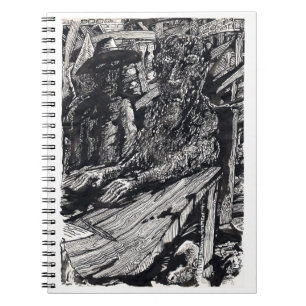 Carnet "Confess !", dessin à l'encre d'Inde