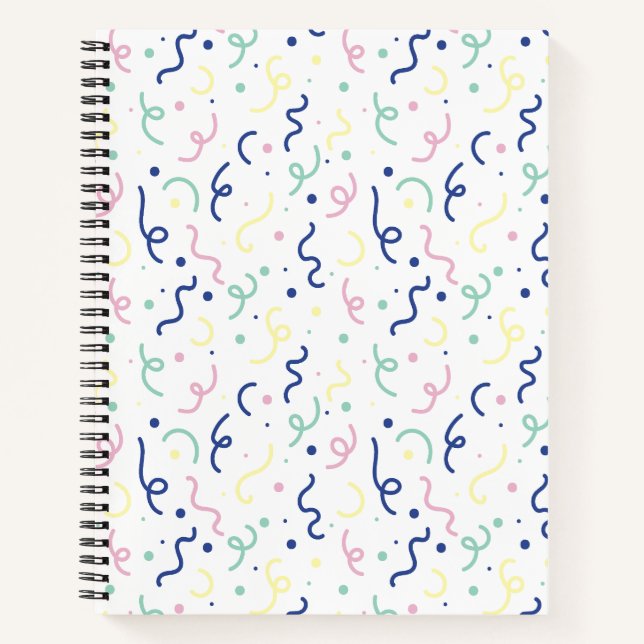 Carnet Confetti Pop - Multi (Devant)