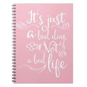 Carnet Confiance rose, humour et humour Citation de vie