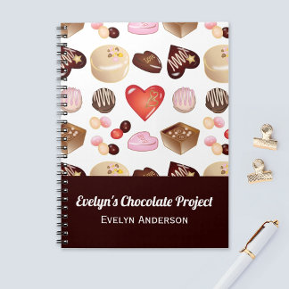 Carnet Confiserie de chocolat personnalisée