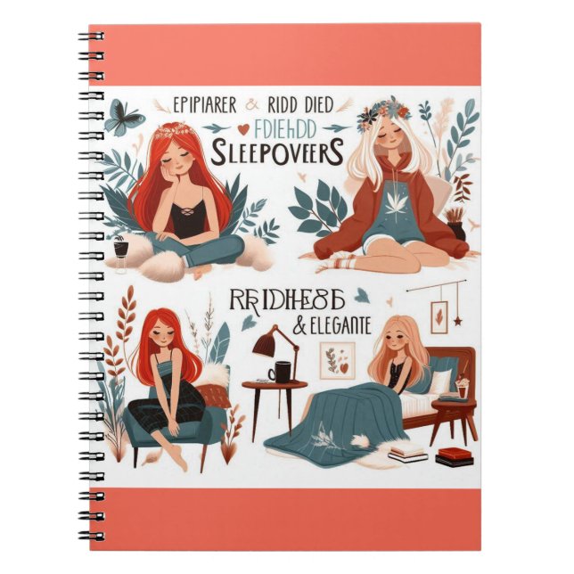 Carnet confortable Sleepover Dreams (Devant)