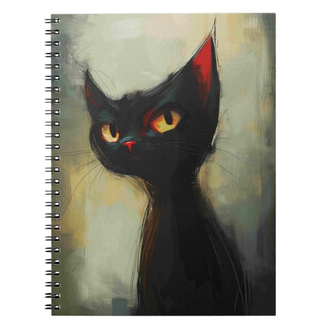 Carnet Connaissant Black Ninja Cat (Devant)
