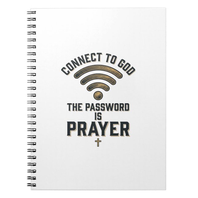 Carnet Connexion à Dieu Prière Vector Design Chrétien_1 (Devant)