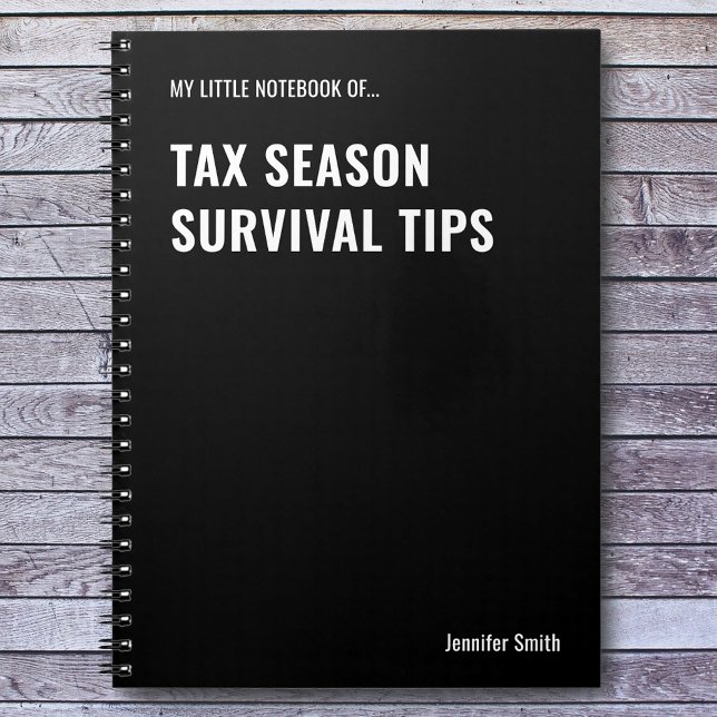 Carnet Conseils de survie pour la saison fiscale CPA (Créateur téléchargé)