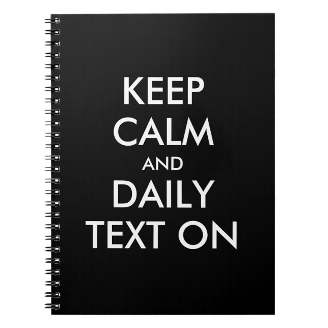 Carnet Conserver le calme et le texte quotidien sur JW (Devant)