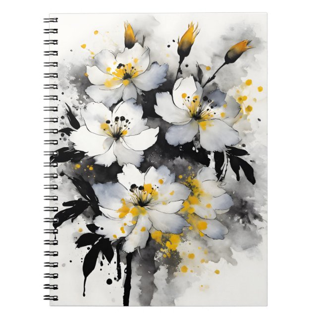 Carnet Consolida - Fleurs aquarelle (Devant)