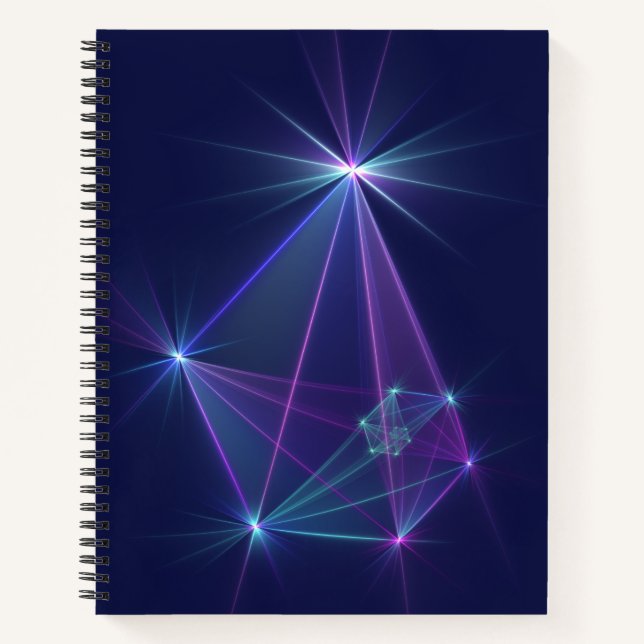 Carnet Constellation, Art Fractal Abstrait Imaginaire (Devant)