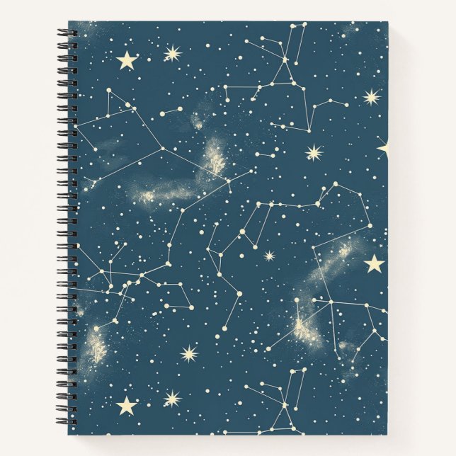 Carnet Constellation céleste - Nuit étoilée (2) (Devant)