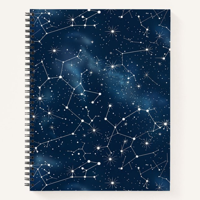 Carnet Constellation céleste - Nuit étoilée (4) (Devant)