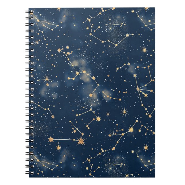 Carnet Constellation céleste - Nuit étoilée (5) (Devant)