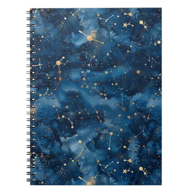 Carnet Constellation céleste - Nuit étoilée (7) (Devant)