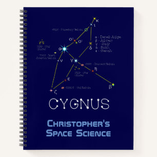 Carnet Constellation de l'hémisphère nord Cygnus