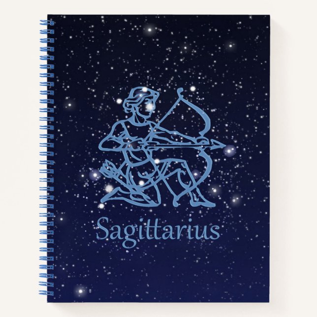 Carnet Constellation du Sagittaire & Signe du zodiaque av (Devant)