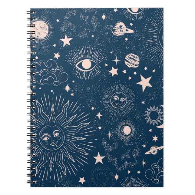 Carnet Constellations galactiques : Conception de Motif s (Devant)