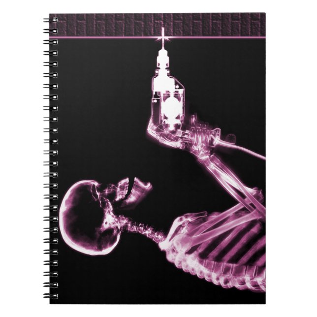 Carnet Constructeur de squelette rose X-Ray (Devant)