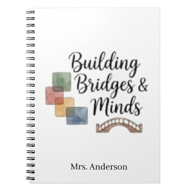 Carnet Construire des ponts et des esprits Inspirational  (Devant)