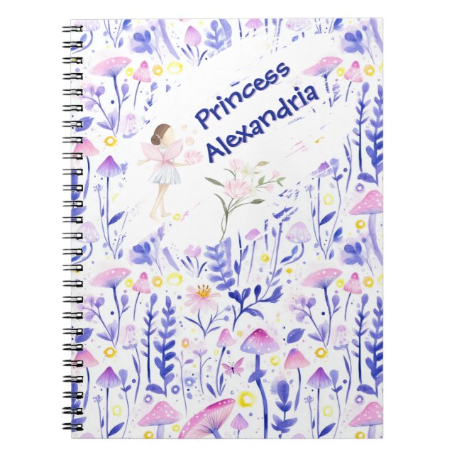 Carnet Conte fée customisée enchantée (Devant)