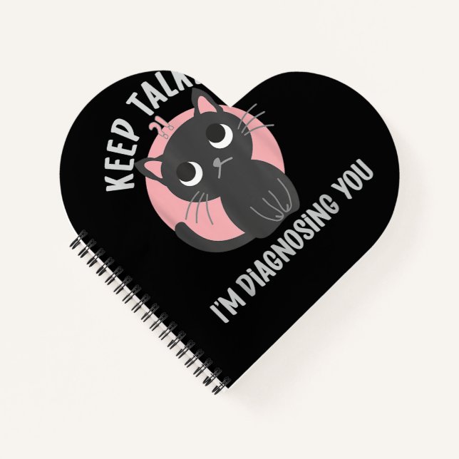 Carnet Continuez à parler Je vous diagnostique - drôle de (Devant)