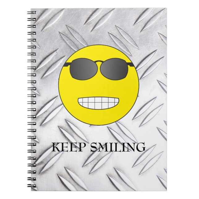 Carnet Continuez à sourire (Devant)