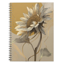 Contour de tournesol minimaliste neutre