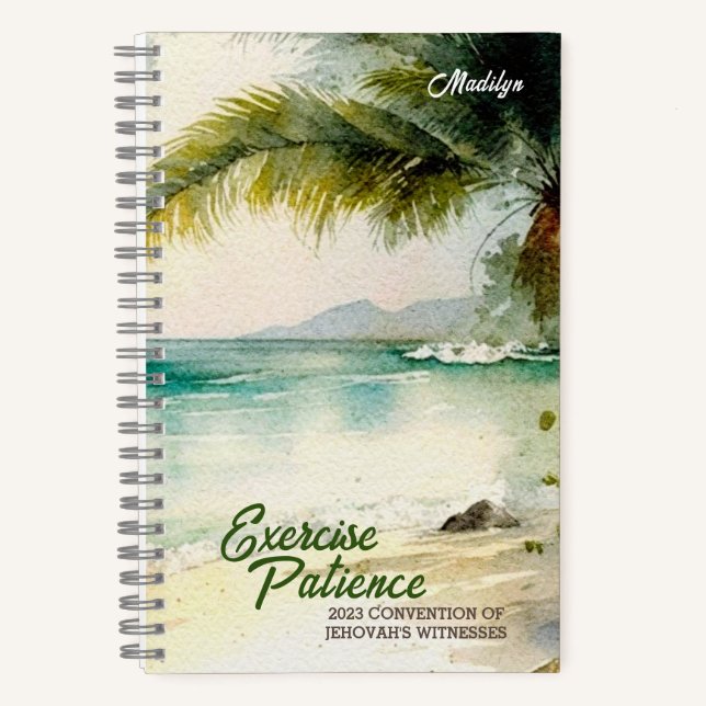 Carnet Convention d'Exercice de Patience Tropical 2023 (Recto)