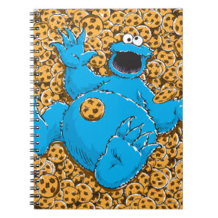 Carnet Cookie Monster et cookies vintage