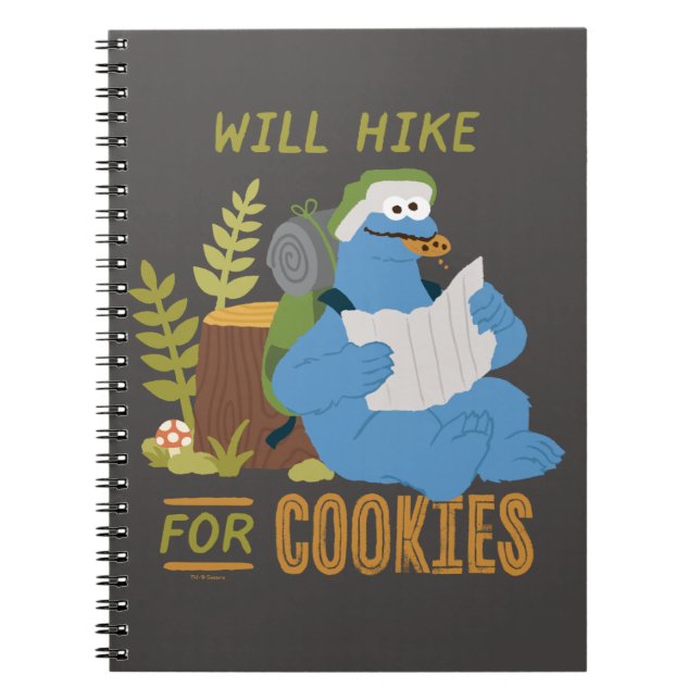 Carnet Cookie Monster | fera de la randonnée pour des coo (Devant)