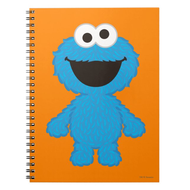 Carnet Cookie Monster laine Style (Devant)