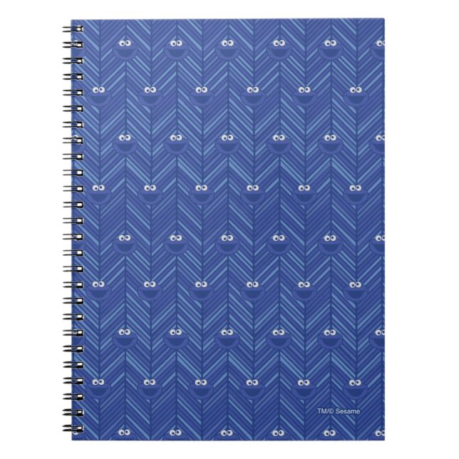 Carnet Cookie Monster | Motif Rétro des Années 80 (Devant)