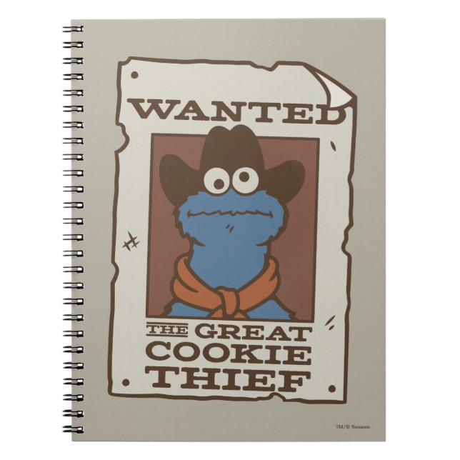 Carnet Cookie Monster | Poster Recherché (Devant)