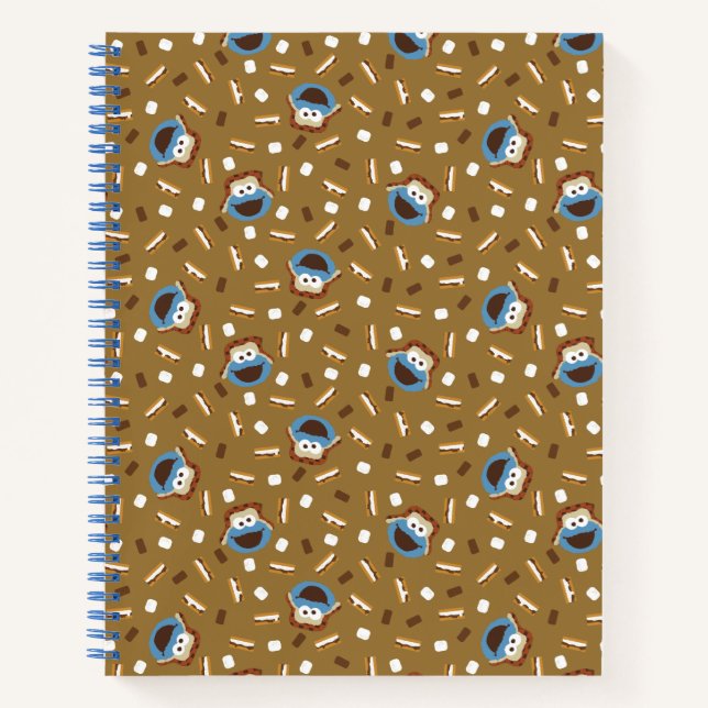 Carnet Cookie Monster S'mores Motif (Devant)