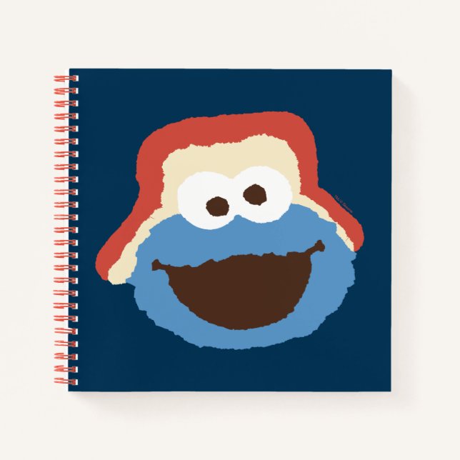 Carnet Cookie Monster Woodland Face (Devant)