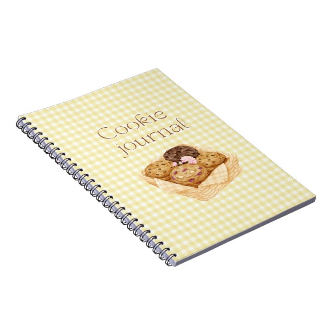 Carnet Cookie Recipe Notebook for Organizing Homemade (Côté Droit)