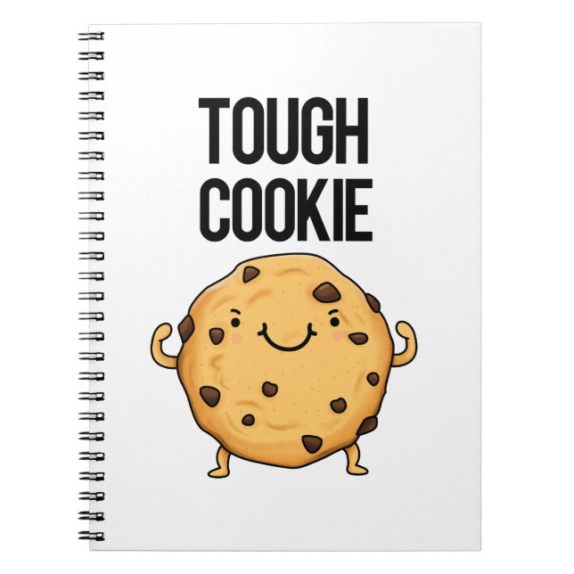 Carnet Cookie Tough Funny Cookie Pun (Devant)