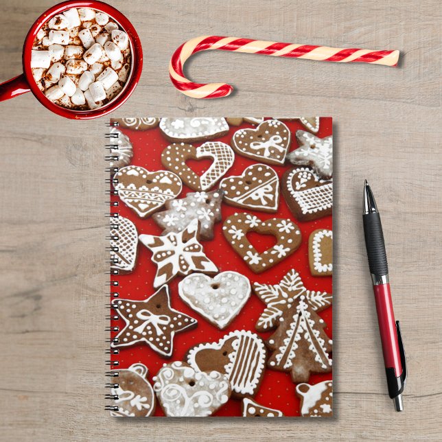 Carnet Cookies en pain d'épice de Noël (Christmas Gingerbread Cookies Notebook)