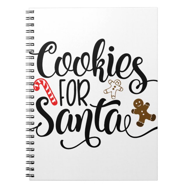 Carnet Cookies pour Père Noël Fun Christmas (Devant)