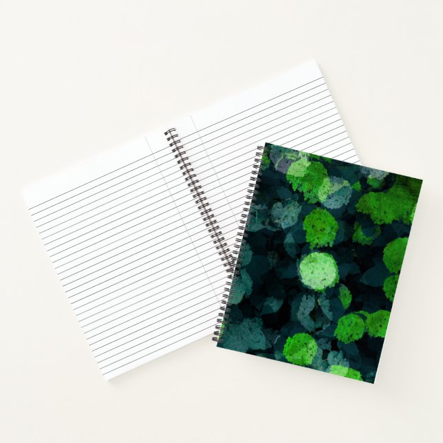 Carnet Cool, art unique floral / fleuriste motif (Intérieur)