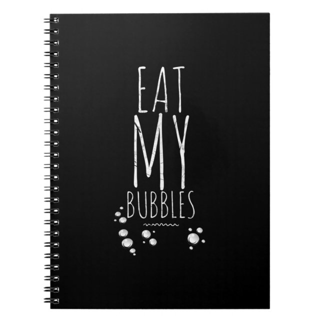 Carnet Cool Baignade Manger Mes Bulles Nager Amusant Nage (Devant)