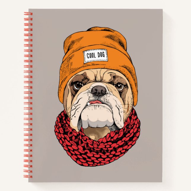 Carnet Cool Bulldog (Devant)