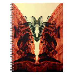 Carnet Cool collage moderne de Rome historique en rouge