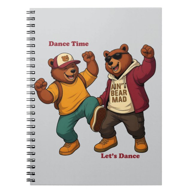 Carnet Cool Dancing Bears (Devant)