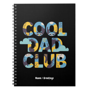 Carnet Cool Papa Club Funny Fête des pères Cadeau d'anniv