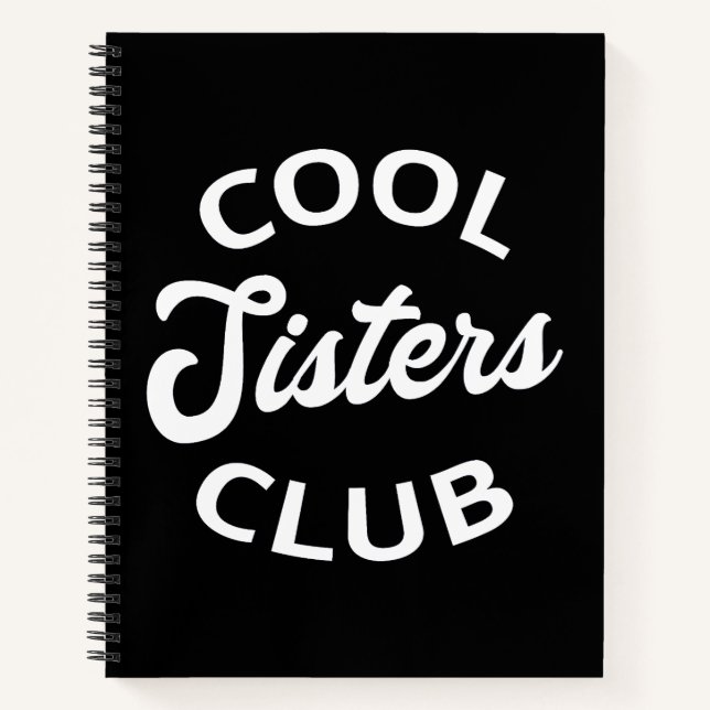 Carnet Cool Sisters Club I (Devant)