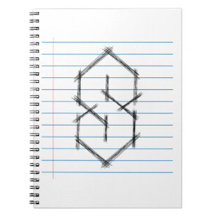 Carnet Cool universel Point S Doodle 90s enfants milieu