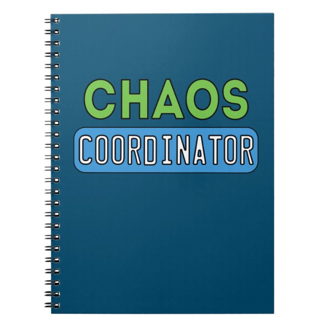 Carnet Coordinateur du Chaos (Devant)