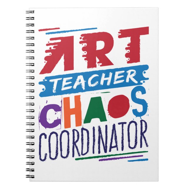 Carnet Coordinateur du Chaos des professeurs d'art (Devant)